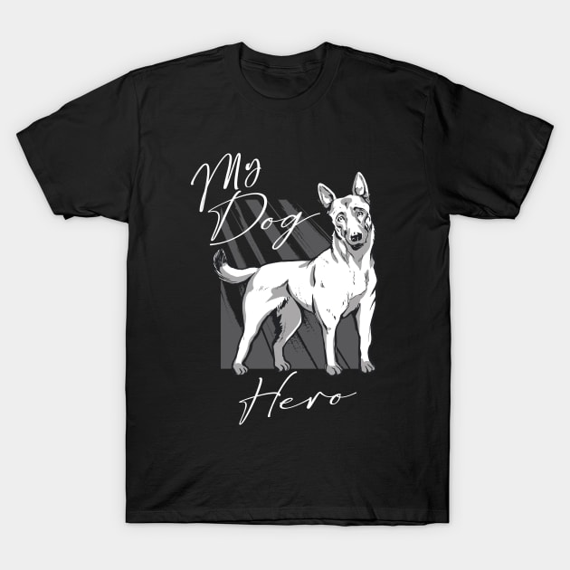 Dog Hero T-Shirt by ArtRoute02